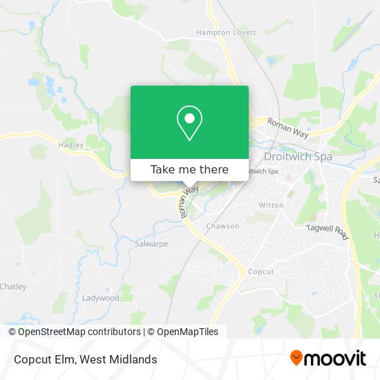 Copcut Elm map