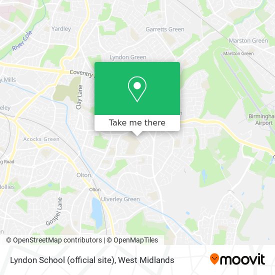 Lyndon School (official site) map