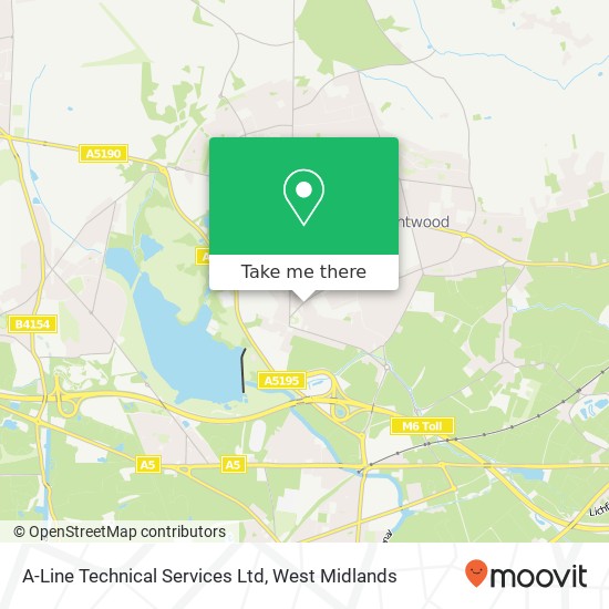 A-Line Technical Services Ltd map