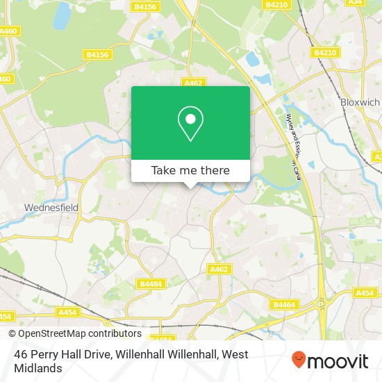 46 Perry Hall Drive, Willenhall Willenhall map