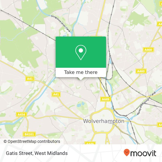 Gatis Street, Wolverhampton Wolverhampton map
