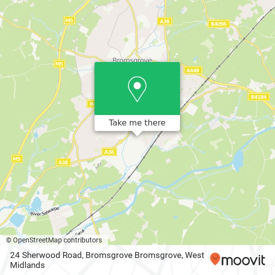 24 Sherwood Road, Bromsgrove Bromsgrove map