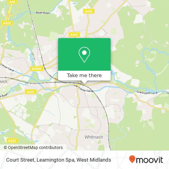 Court Street, Leamington Spa map