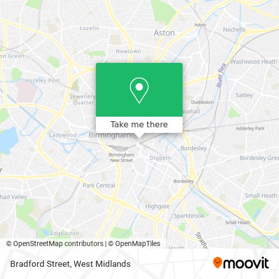 Bradford Street map
