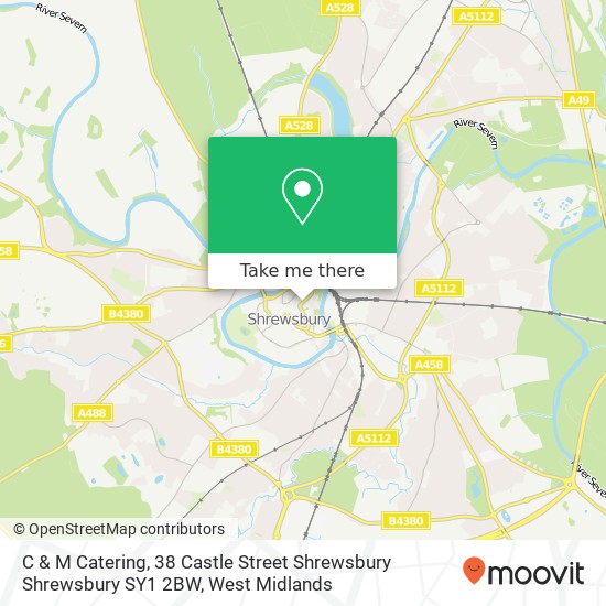 C & M Catering, 38 Castle Street Shrewsbury Shrewsbury SY1 2BW map