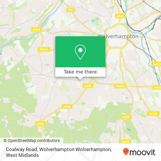 Coalway Road, Wolverhampton Wolverhampton map