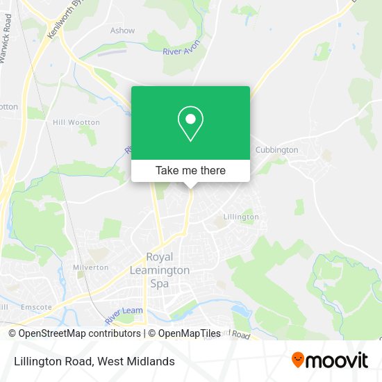 How to get to Lillington Road in Leamington Lillington by bus or train?