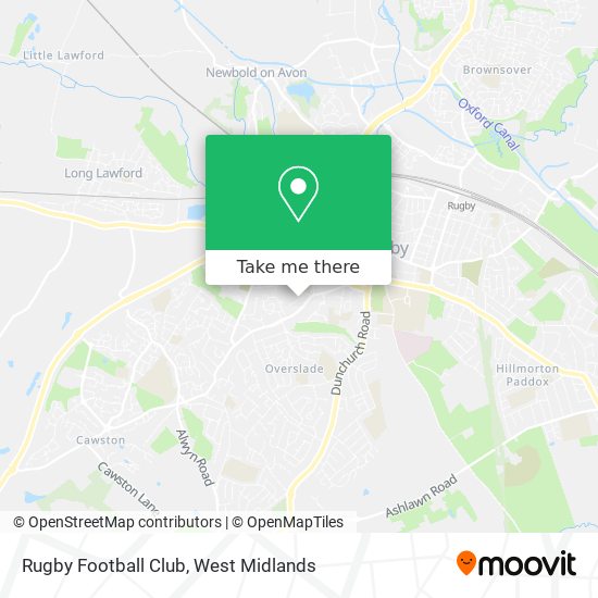 Rugby Football Club map