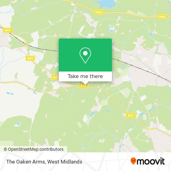 The Oaken Arms map