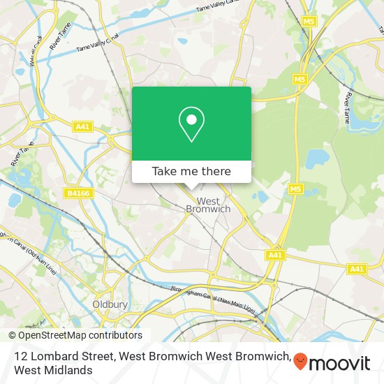 12 Lombard Street, West Bromwich West Bromwich map