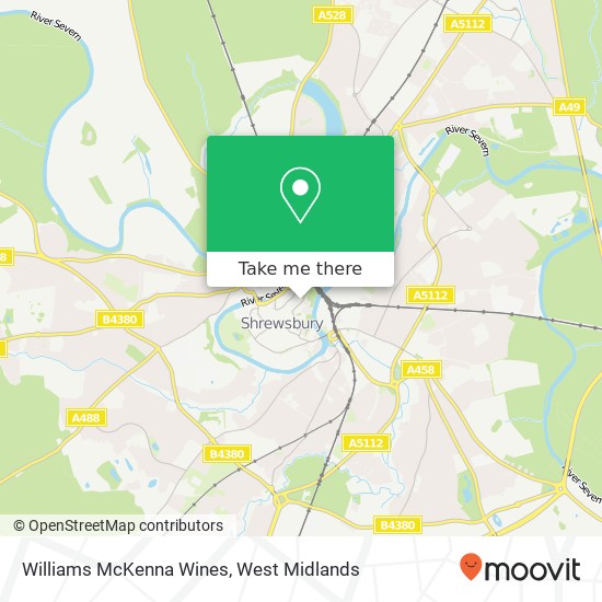 Williams McKenna Wines map