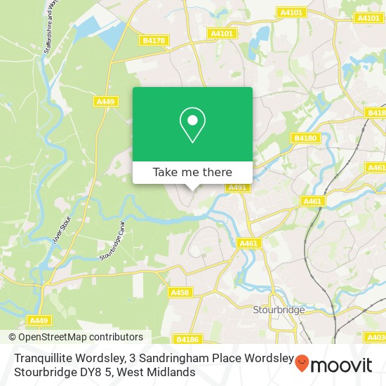 Tranquillite Wordsley, 3 Sandringham Place Wordsley Stourbridge DY8 5 map