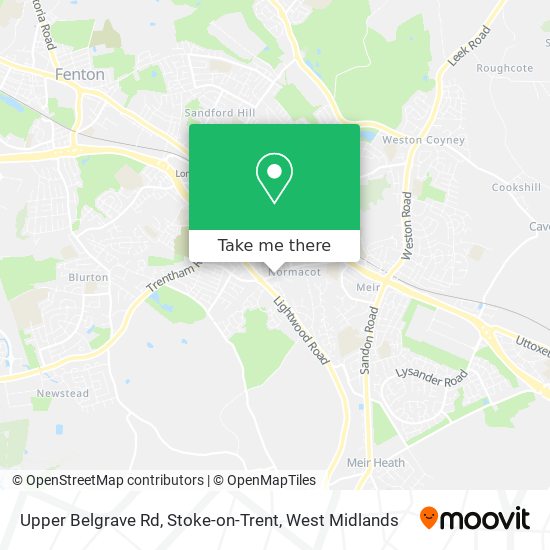 Upper Belgrave Rd, Stoke-on-Trent map