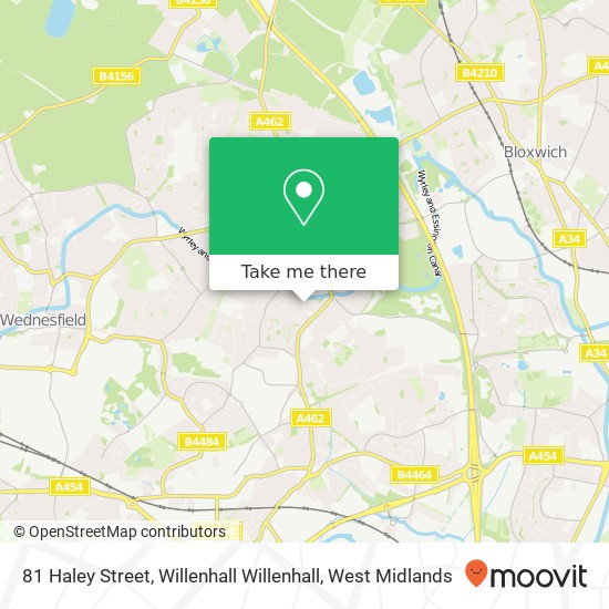 81 Haley Street, Willenhall Willenhall map