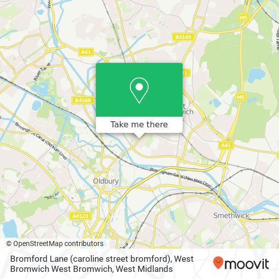 Bromford Lane (caroline street bromford), West Bromwich West Bromwich map