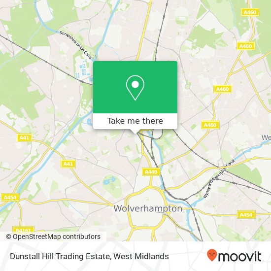 Dunstall Hill Trading Estate map