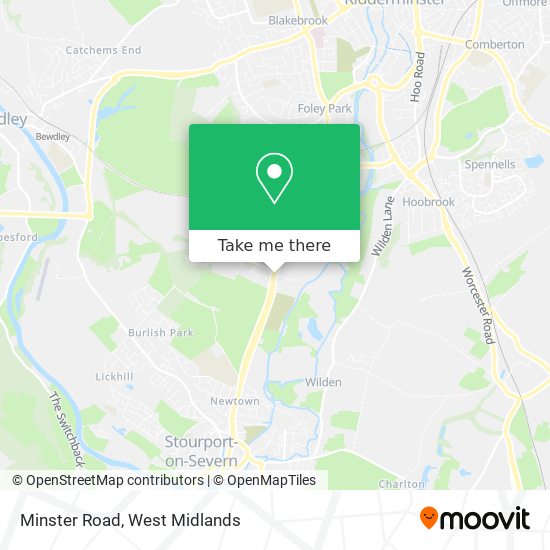 Minster Road map