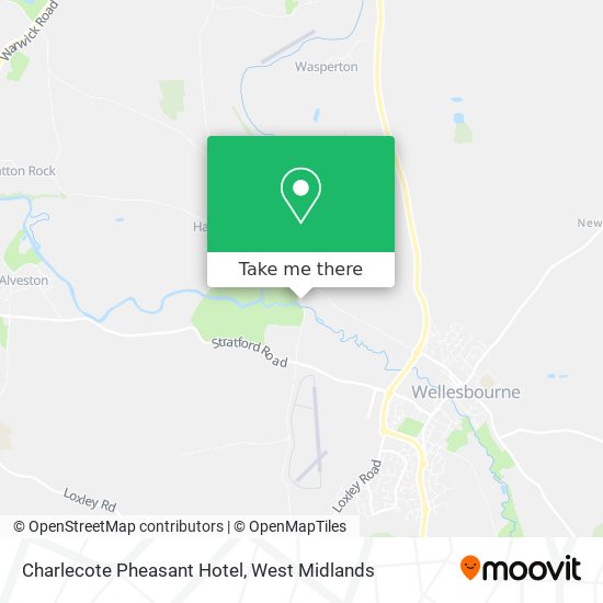 Charlecote Pheasant Hotel map