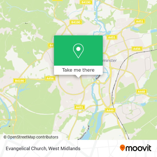 Evangelical Church map