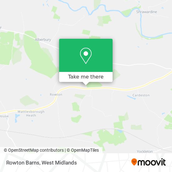 Rowton Barns map
