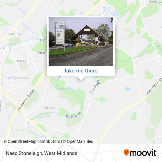 Naec Stoneleigh map