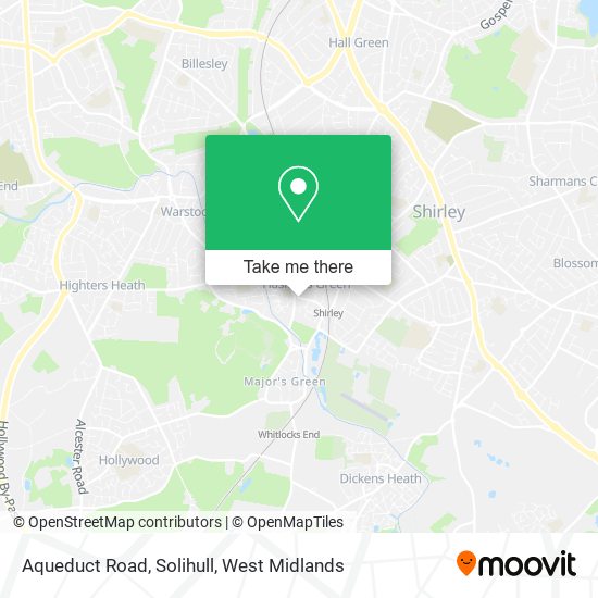 Aqueduct Road, Solihull map