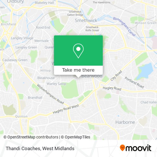 Thandi Coaches map