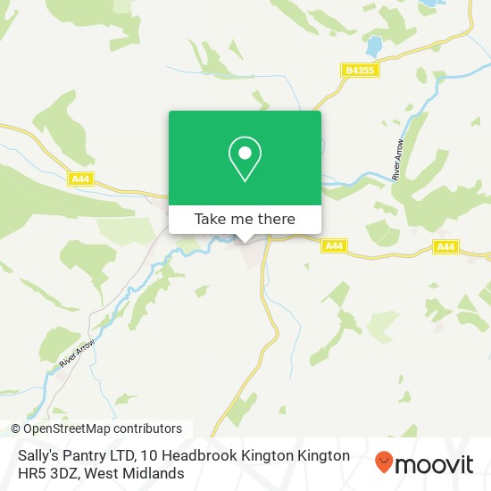 Sally's Pantry LTD, 10 Headbrook Kington Kington HR5 3DZ map