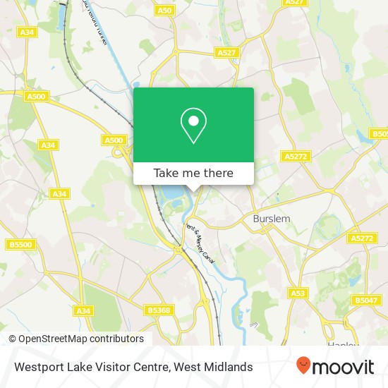 Westport Lake Visitor Centre map