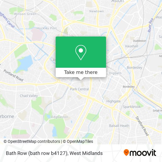 Bath Row (bath row b4127) map