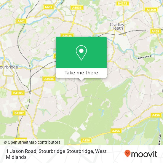 1 Jason Road, Stourbridge Stourbridge map