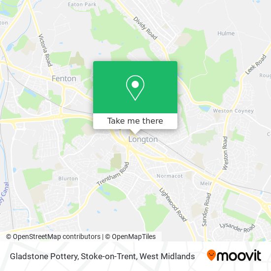 Gladstone Pottery, Stoke-on-Trent map