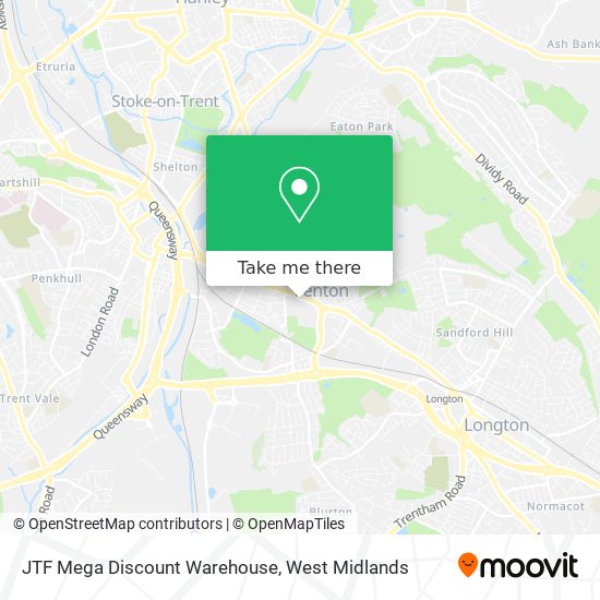 JTF Mega Discount Warehouse map
