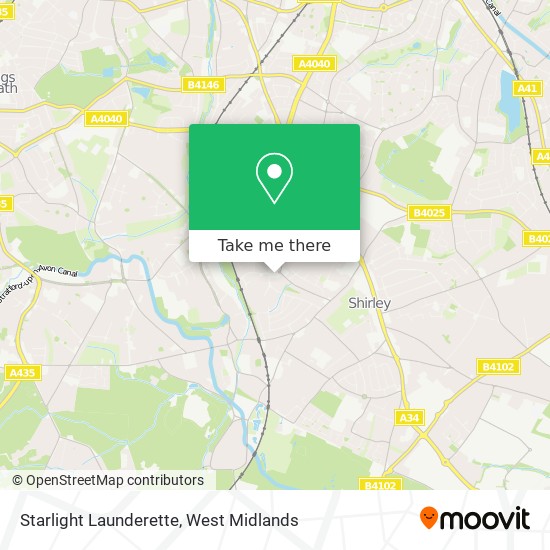 Starlight Launderette map
