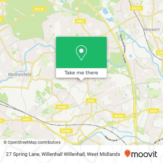 27 Spring Lane, Willenhall Willenhall map