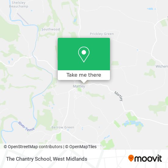 The Chantry School map