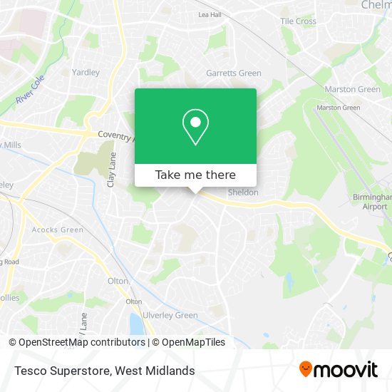 Tesco Superstore map