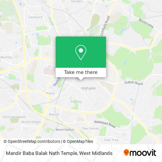 Mandir Baba Balak Nath Temple map