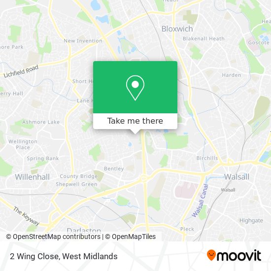 2 Wing Close map