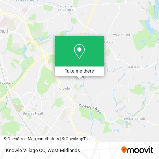 Knowle Village CC map