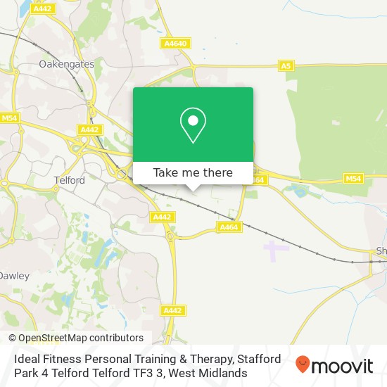 Ideal Fitness Personal Training & Therapy, Stafford Park 4 Telford Telford TF3 3 map