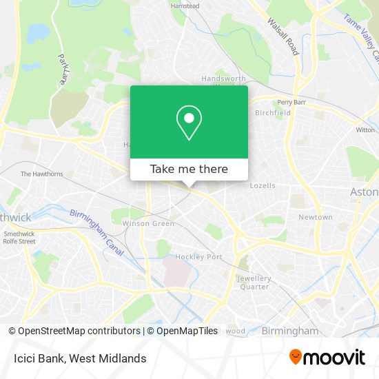 Icici Bank map