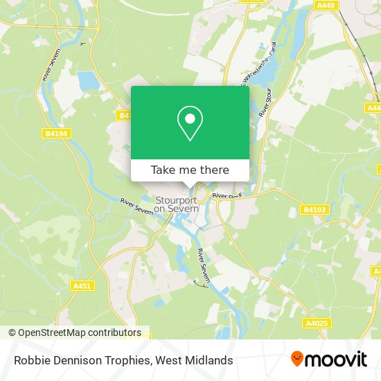 Robbie Dennison Trophies map