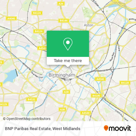 BNP Paribas Real Estate map
