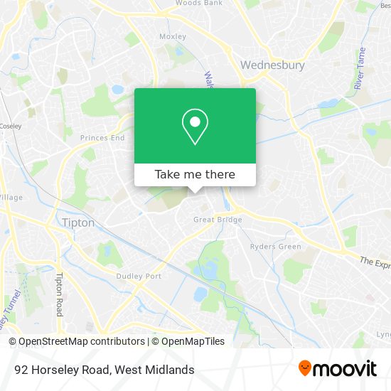 92 Horseley Road map