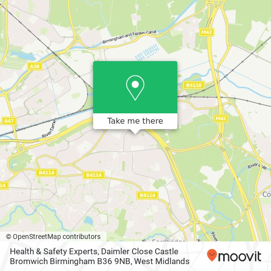 Health & Safety Experts, Daimler Close Castle Bromwich Birmingham B36 9NB map