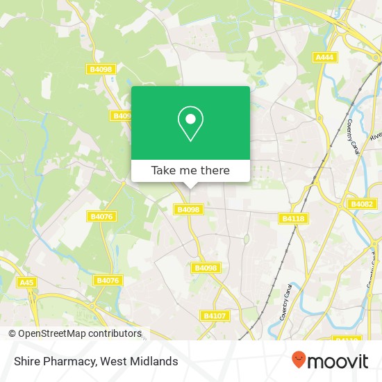 Shire Pharmacy map