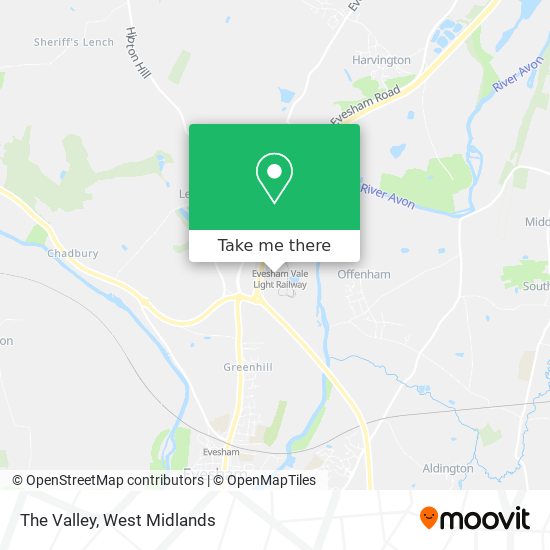 The Valley map