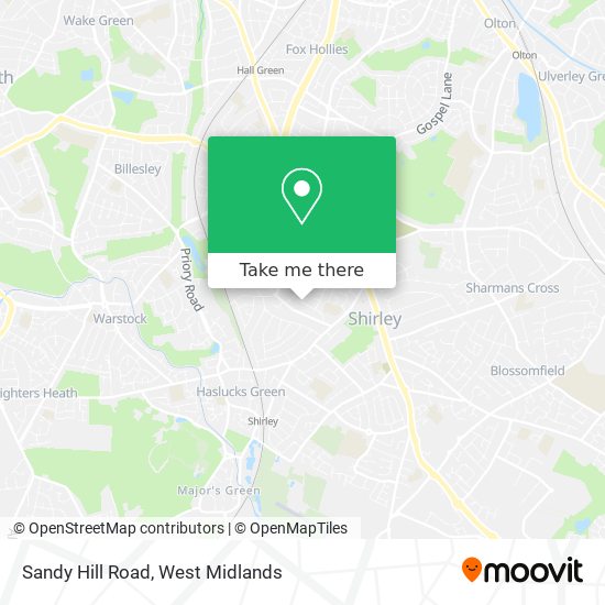 Sandy Hill Road map