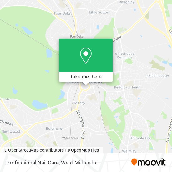 Professional Nail Care map